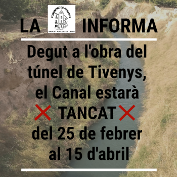 Obres Túnel Tivenys