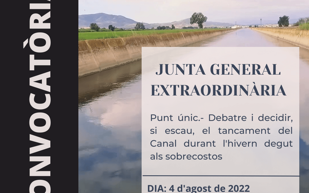 Junta General Extraordinària