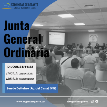 Junta General Ordinària