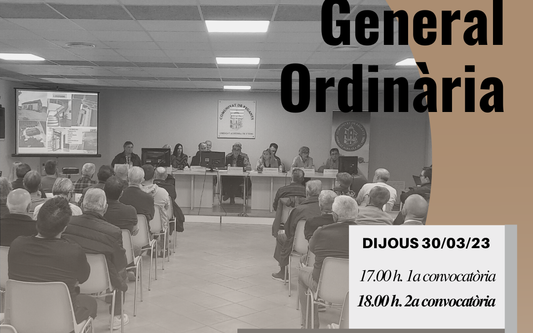 Junta general ordinària