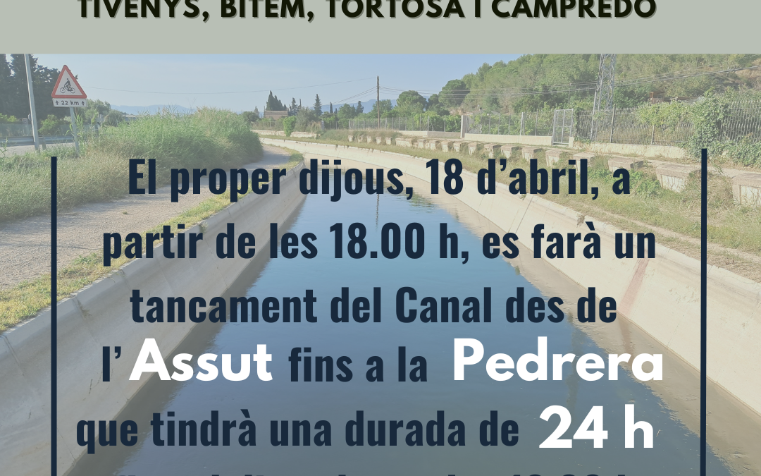 Tancament del Canal 24 h