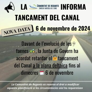 Tancament del Canal 18-10-24