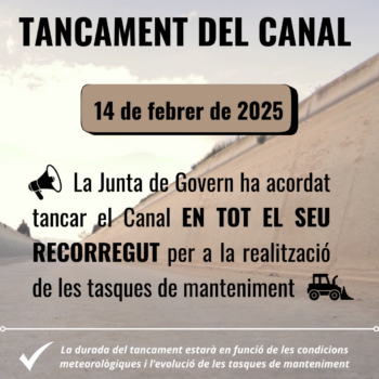 Tancament del Canal 14-02-25