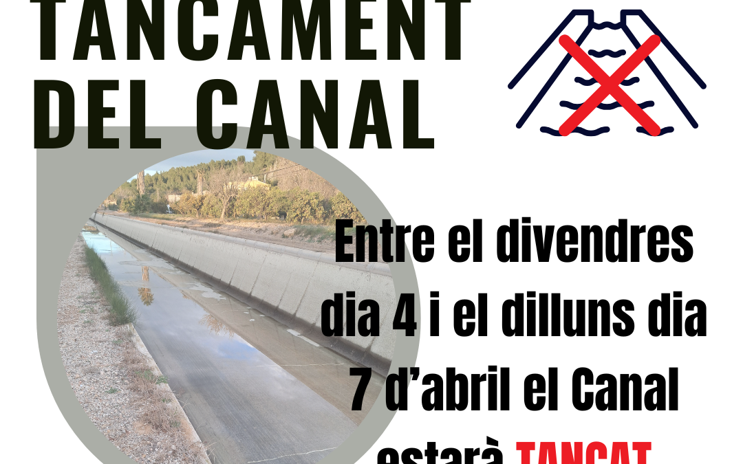 Tancament del Canal 04-04-25