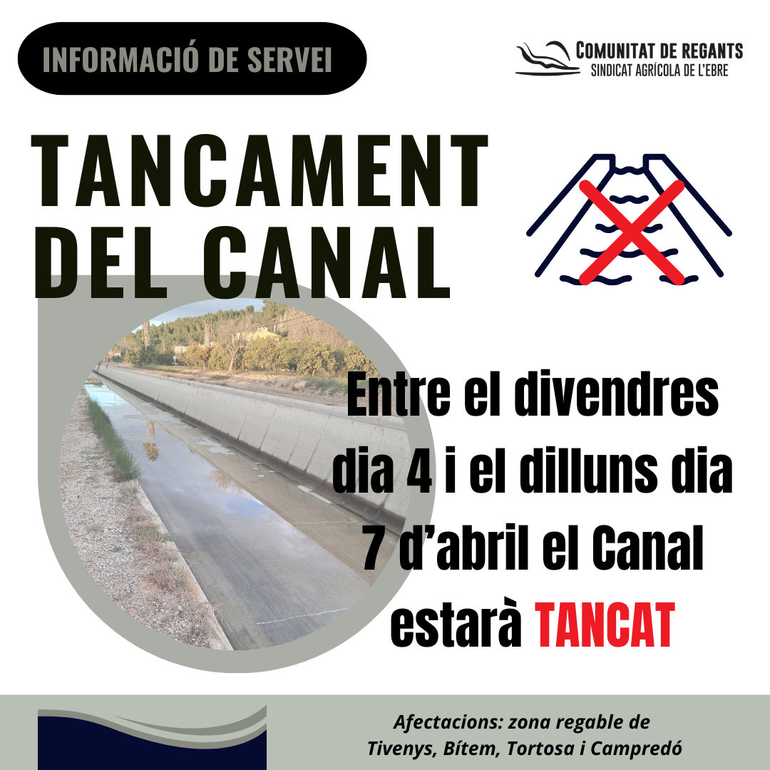 Tancament del Canal 04-04-25