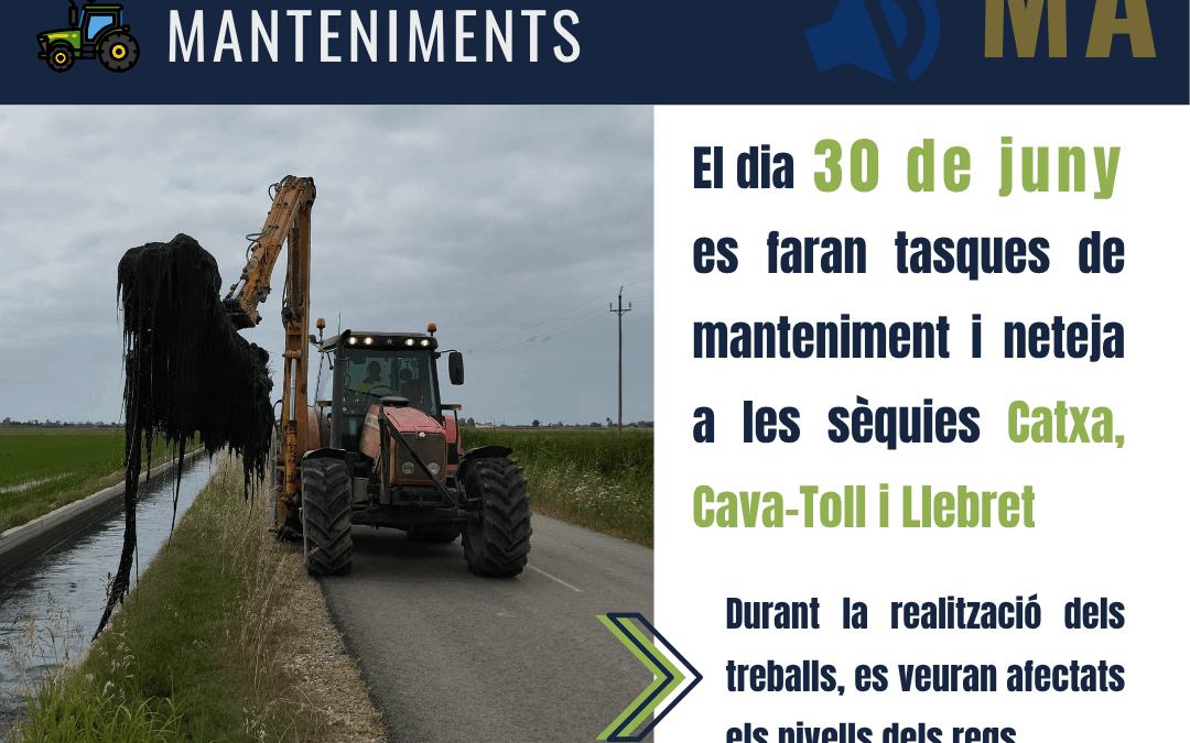 Manteniments 30.06.25