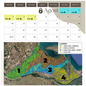 Sectorització del regadiu 31.07.26